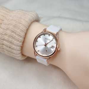 Jam Tangan Wanita Gue55 Analog Karet Rubber Terbaru Fashion Cewek Kekinian Keren Elegan Mewah