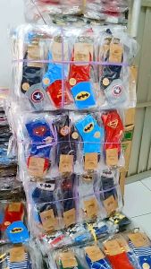 3 PASANG Kaos Kaki Import Anak - Anak Superhero / Kaos Kaki Anak Cowok PAUD TK SD tersedia 3612 PASANG