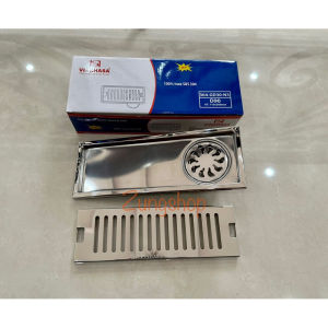 Thoát sàn dài ngăn mùi nhà tắm Vinahasa 110x300mm và 110x200mm đuôi thoát nước to D90
