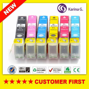 For Epson T2431 24XL T2432 Compatible Ink Cartridge For Epson XP-750 XP-850 XP-950 XP-860 XP-55 XP-760 XP-960 Printer with chip