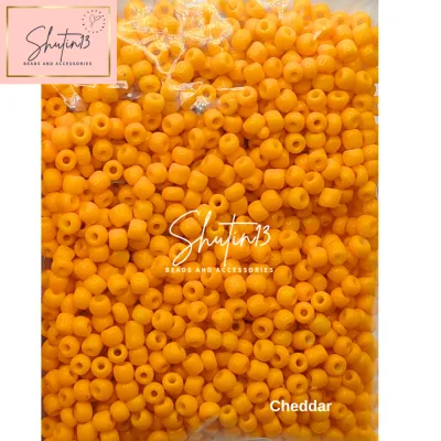 Shutin13 [Part2] 3mm Glass Seed Beads 50g (1800+ pcs) Chalk Glossy Pearly Pastel RGB Color for DIY Bead Bracelet