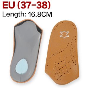 MIYIO 1 Pair Orthopedic Insoles Arch Support Half Insoles Orthotics Inserts Relieve Flat Feet Plantar Fasciitis Shoes Insert