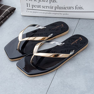 WomenS Flip-Flops For Outdoor Wear Ins Summer Fashion Soft Sole Outdoor Flat Beach Sandals