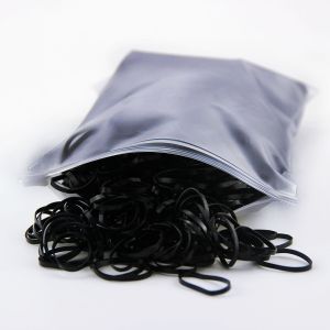 1000 Pcs Ikat Rambut Karet Jepang Korean Style + Wadah tempat Botol / Karet Jepang Warna Warni