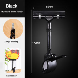 🔥Hutyet👍 1PCS plastic price clip for price tag price support clip Sturdy and durable Store Supermarket Sign Price List Display Clip Rotatable Clip