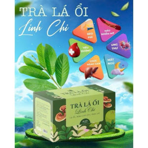 Trà lá ổi Linh Chi - Giảm cân ngủ ngon đẹp da cải thiện tiêu hóa