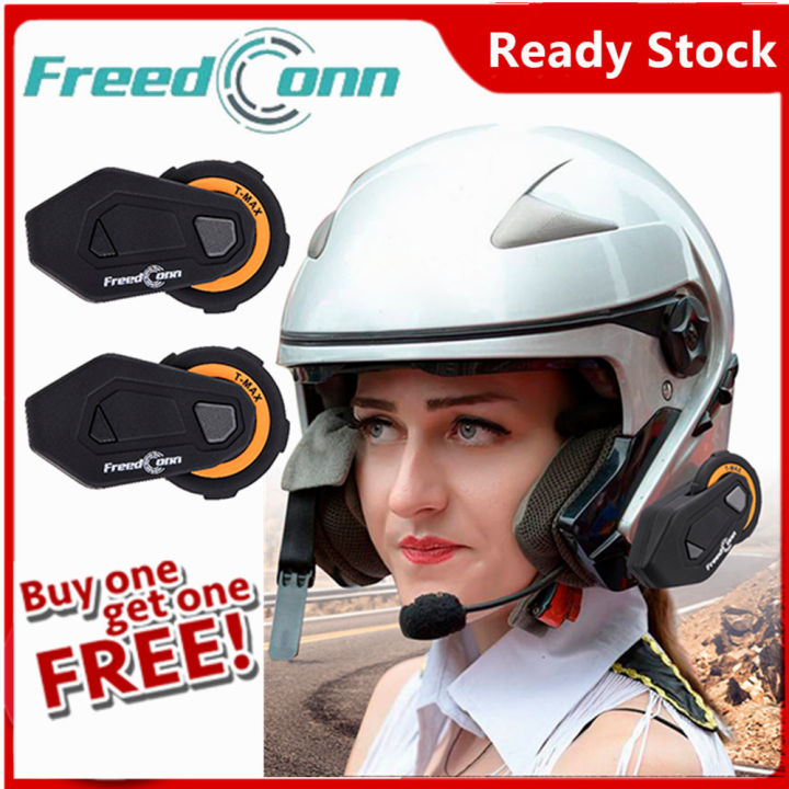 2PCS FreedConn T MAX E Motorcycle Helmet Intercom Riders