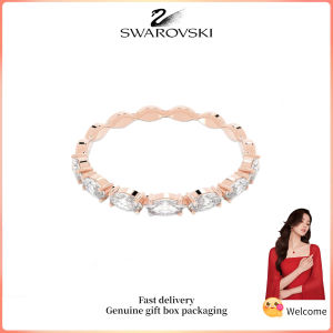 ♈ Swarovski ♈ Nhẫn thời trang nữ Vàng hồng cắt mũi ô liu Nhẫn Vittore kim cương trắng Quà tặng ngày lễ tình nhân Quà tặng sinh nhật