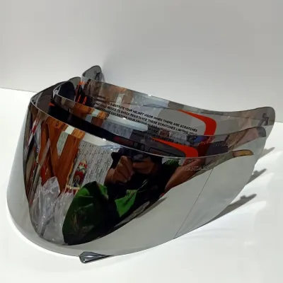 Flat Visor / kaca datar Iridium Silver KYT RC7 R10 K2R V2R MDS Viktory