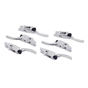 6Pcs Metal Guitar Bridge Saddles with Wrench Double Locking Systyem Tremolo Bridge For Enhanced Tone Stability Enduring