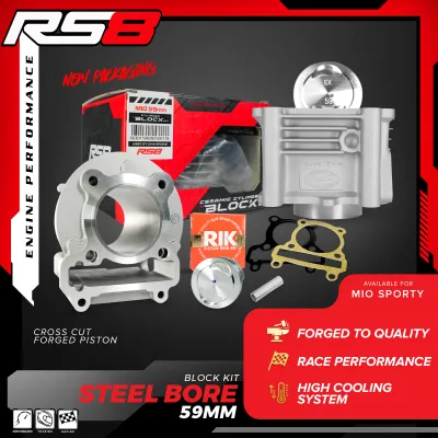 RS8 FORGED BLOCK KIT 59MM MIO SPORTY / SOULTY