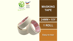 Sweettape Easy Hand Tear Masking Tape (Heat resistance & No glue residue) 24mm x 15yards SB24-24