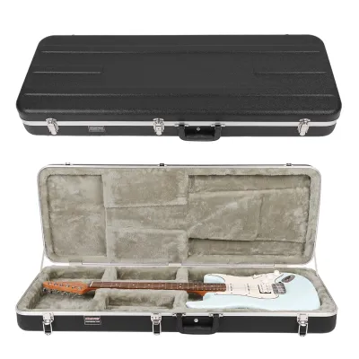 GHOSTFIRE Hard-Shell Electric Acoustic Guitar Flight Hard Case Super thick ABS Molded Case fit ST/TL LP Acoustic