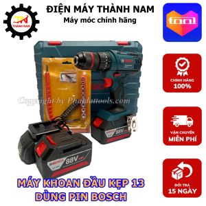 Máy Khoan Pin Bocsh 36V - 2 pin Li-ion 36V-5Cell 2A.h - 2 Cấp Tốc Độ 3 Chức Năng - Bảo Hành 6 Tháng