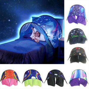 New Tent For Kids 220cm Bed Mosquito Net bed Canopy Children Starry Dream Tent Children Bed Folding Light-blocking Tent Indoor Dream Decoration Kids Playhouse Tent for Kids