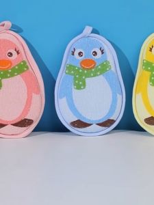 Baby scrub washcloth sponge soft bath towel New generation COD