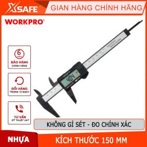 Thước kẹp nhựa kích thước 150mm (6 inches) Workpro - WP266001