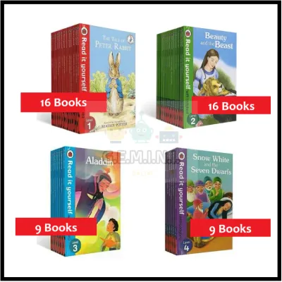 💥SG READY STOCK💥 [50 Books] Ladybird Read It Yourself Collection (Level 1 - 4)