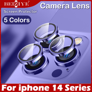 Đối với iPhone Bảo vệ ống kính máy ảnh cho iPhone 14 Pro Max / iPhone 14 Pro / 14 Plus Vòng kim loại Bảo vệ ống kính máy ảnh Bảo vệ toàn bộ Bao phủ Bảo vệ kính cường lực Phụ kiện iphone