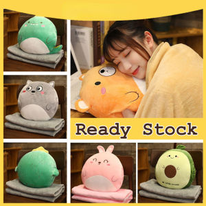 Bees Cute 3 in 1 Pillow Gift Multi-function Cushion Pillow With Blanket Travel Blanket Hand Warmer Triple Nap Blanket Car Blanket Air Conditioning Cushion Cover BlanketCar Pillow Nap Artifact Pillow Quilt Dual-purpose Blanket