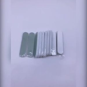 Local sales❤MOMONail Buffer Block Nail Buffer Nail Polisher Manicure Set Kilat Kuku Green and white polished strip