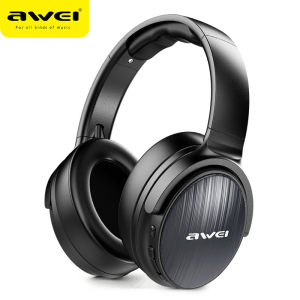 Awei A780BL Wireless Bluetooth Gaming Headphones Bluetooth 5.0 Music Headset Noise Reduction Over the Ear Wired Headphone With Mic Foldable Design Waterproof IPX5 HIFI Bass Stereo Sound Wireless Headsets With Microphone For iPhone Xiaomi Bluetooth mobiles