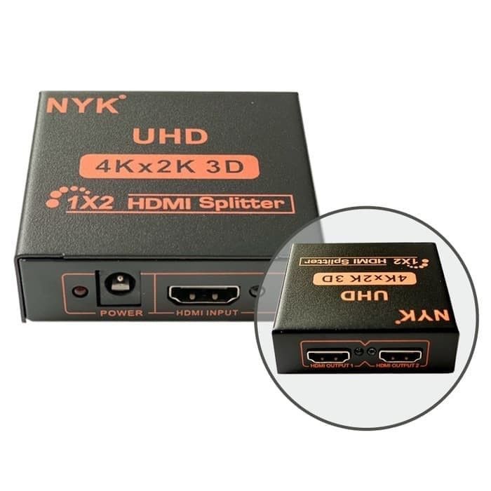 PremiumCord 4K HDMI Splitter 1 Auf 4 - Metallgehäuse Mit Netzteil