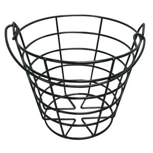 LGJGHJG With Handle Golf Ball Basket Balls Container Metal Wire Golf Ball Carrying Bucket Outdoor Sports Storage Bin Golfing Balls Storage Home Organization