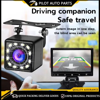 Full HD 1080P Night Vision Reversing Camera with Wide Field of View for Safe Parking - Universal Fit for Car Models Myvi/Viva/Axia/Bezza/Saga VVT