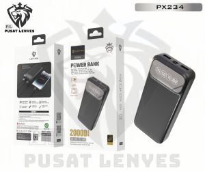 PX234 - Powerbank LENYES PX-234D Power bank 20000mAh PD20W + QC3.0 Fast Charging Digital Display Indicator Power Bank