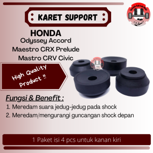 Karet Support Shock Shockbreaker Honda Accord Odyssey CRV Civic CRX Prelude Maestro