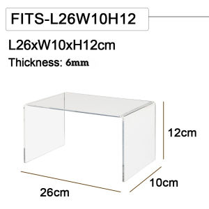 Multi-Purpose Acrylic Display Stand – Clear Organizer for Home Office Figures & Cosmetics-FITS