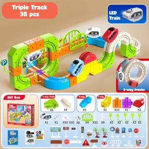 [EnL]🇸🇬 3D Anti Gravity Track Railway Magnetic Toy Puzzle