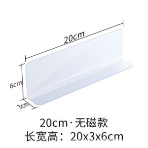 ขายส่ง แผ่นกั้น PVC แบบแม่เหล็ก แยกชั้นสินค้า สําหรับซูเปอร์มาร์เก็ต