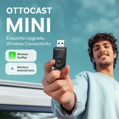 ✅[SG Ready Stock] OTTOCAST MINI 2 in 1 Wired To Wireless CarPlay Android Auto Adapter USB Stick Wifi Car Accessories