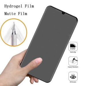 JAZZ - Hidrogel A Gores Depan Belakang GLARE For 5G ZTE V50 DESIGN / BLADE A53 PRO Hydrogel TPU Film Back and Front Untuk Semua Atas Dan anti gores Screen Protector T Pro Mi Xiao A53PRO V50Design Huawei Anti MATTE