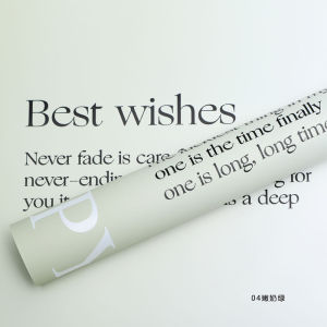 Kertas Buket Bunga Tulisan Flower Wrapping Paper Quotes KB6133