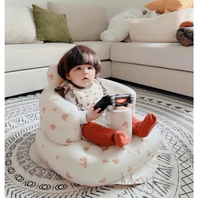 Ghế hơi tập ngồi cho bé cao cấp phong cách Hàn Quốc phù hợp cho bé từ 5 tháng tuổi