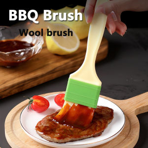 Barbecue Wool Brush Kitchen Baking Food Brush Egg Liquid Sauce Brush BBQ Brush Basting Brush Tool