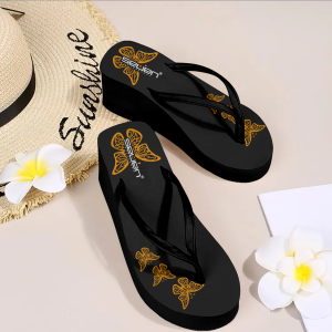 ZS73 Sandal wedges wanita CLARA big saze 36-43 sandal high 6.5 cm cewek 0211