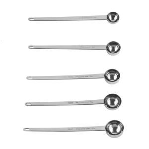 304 thép không gỉ dài muỗng cà phê muỗng định lượng 10ml/15ml/20ml/25ml/30ml dụng cụ nhà bếp cho đo chính xác