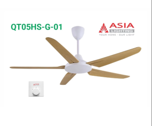 Quạt trần 5 cánh ASIA QT05 hộp số siêu êm siêu mát bảo hành CHÍNH HÃNG 2 năm