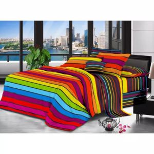 Jual Sprei Karakter/Sprei Banyak Motif/ Bahan Adem dan bahan tidak lutur bonus Sprei Sarung Bantal Sarung Guling Motif Janda Pelangi