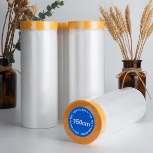 เทปกาวปิดผนึก กันฝุ่น กันน้ำ ฝาครอบพลาสติก ฟิล์มกันรอยสีกระเด็น