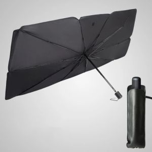 HTF Car Sun Shade Windshield Cover Foldable Car Umbrella UV Rays and Heat Sun Visor