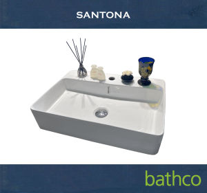 Sg READY Stock*4127 Bathco-bathroom Kitchen Santona 60 Counter Top or Wall Mounted Wash Basin