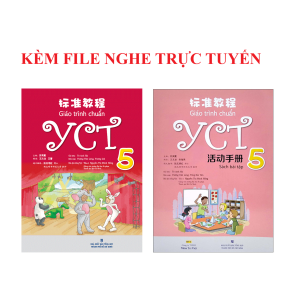 Sách- Combo:Giáo trình chuẩn YCT Tập 5 (Sách Bài Học - Bài Tập)+KÈM FILE NGHE ONLINE