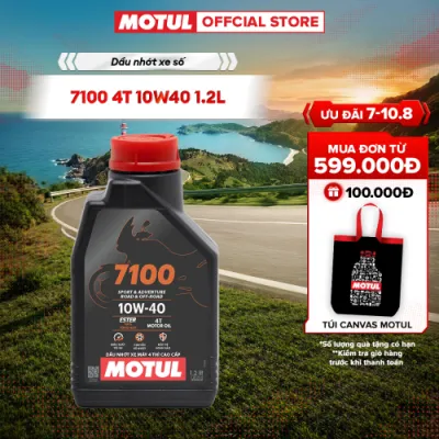 Dầu nhớt xe máy MOTUL 7100 4T 10W40 1.2L