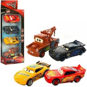 Mainan Anak Die Cast Cars 3 Mc Queen 1 Set 4 Pcs Metal