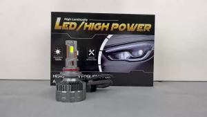 X02-H4 รถยนต์ LED ไฟหน้า 3570 ถอดรหัสปลั๊กอินโดยตรง ไฟรถยนต์กำลังสูง สว่าง รวมแสงไกลและใกล้ [ จัดส่งฟรี ]